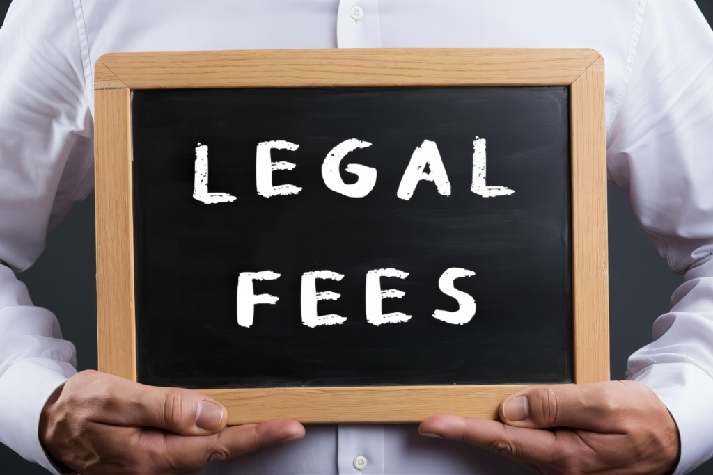 Legal Fees Sign